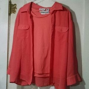 Joanna flowy blouse set
